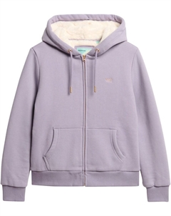 Худи Zip-Up Hoodie, фиолетовый Superdry