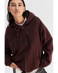 Куртка-Худи оверсайз, коричневый H&m