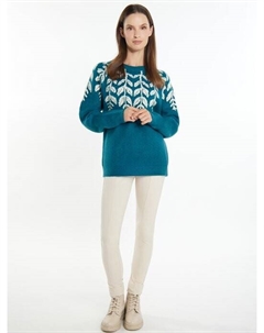 Вязаный свитер, синий Usha