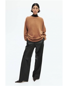 Кашемировый свитер оверсайз, бежевый H&m