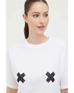 Хлопковая футболка, белый Chantelle x