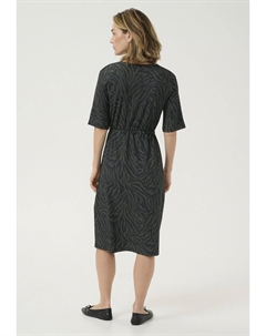 Повседневное платье HANNA V-NECK SHORT SLEEVES, черный Kaffe