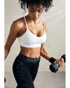 Спортивный бюстгальтер с легкой поддержкой INDY BRA, белый Nike
