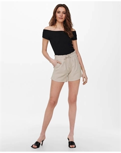 Женские шорты с рюшами на талии и карманами, цвет Piedra Jdy