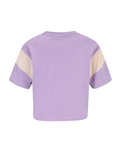 Футболка с принтом TEMI BLOCKED CROPPED, фиолетовый Fila