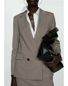 Блейзер, коричневый Mango