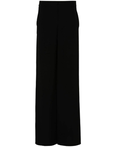 Брюки из шелкового атласа, черный Giorgio armani
