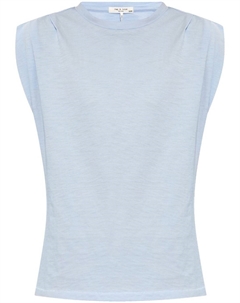 Топ со сборками, синий Rag & bone