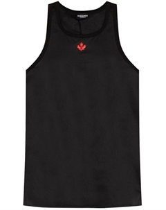 Хлопковый топ, черный Dsquared2