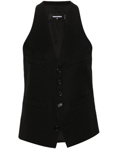Жилет Classic Dean со спиной-борцовкой, черный Dsquared2