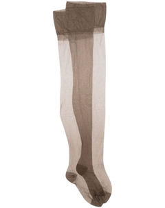 Бесшовные чулки, коричневый Maison close