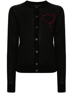 Кардиган с бисером, черный Dsquared2