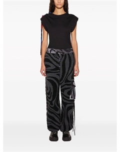 Спортивные брюки с принтом Marmo, черный Pucci