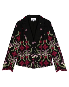 Однобортный пиджак Kira, черный Charo ruiz ibiza