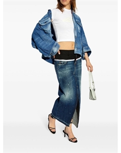 Укороченная джинсовая рубашка Dean, синий Dsquared2