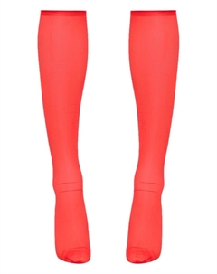 Чулки вуали, красный Maison close