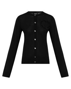 Шерстяной кардиган, черный Dsquared2