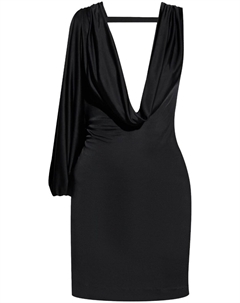 Блестящее трикотажное мини-платье, черный Dsquared2