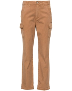 Брюки карго Drew прямого кроя, коричневый Paige