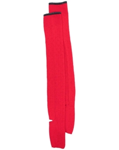 Кашемировые гетры в рубчик, красный Barrie