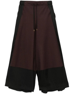 Брюки со вставками, коричневый Undercover