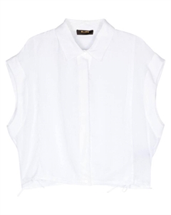 Блузка Jessy-LHR из рами, белый Moorer