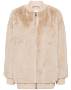 Шуба из искусственного меха, нейтральный цвет Parosh