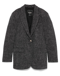 Блейзер с заостренными лацканами, черный Liu jo