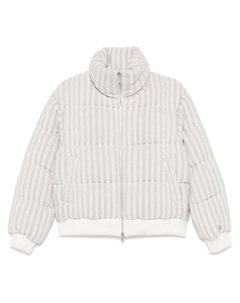 Трикотажная куртка-пуховик, белый Add