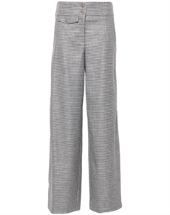 Брюки в клетку, серый Liu jo