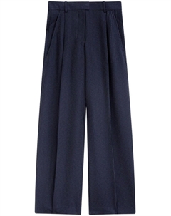 Широкие брюки в тонкую полоску, синий Isabel marant