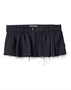 Расклешенная мини-юбка Chino, синий Miu miu
