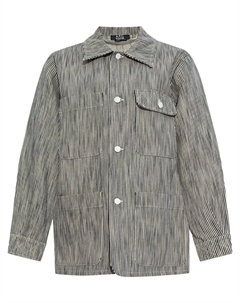 Полосатая рубашка на пуговицах, черный A.p.c.