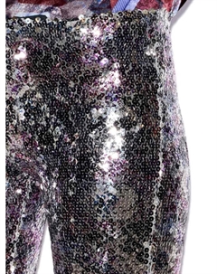 Легинсы с пайетками, серебристый Isabel marant