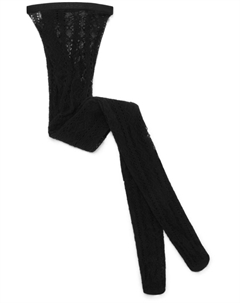 Колготки с логотипом, черный Dolce&gabbana