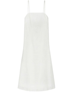 Платье мини с люверсами, белый Tory burch