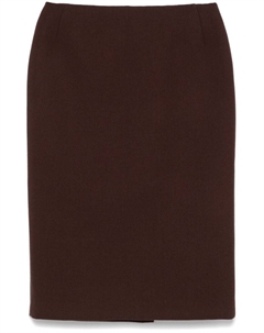 Юбка-карандаш длины миди, коричневый Miu miu