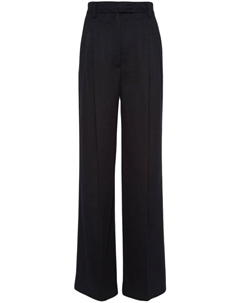 Кашемировые брюки с перьями, черный Prada