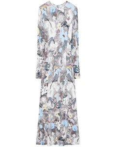 Платье миди из джерси с принтом, синий Tory burch