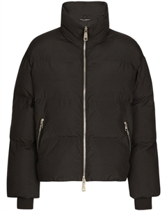 Пуховик на молнии, черный Dolce&gabbana