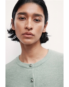 Вязаный кардиган, зеленый H&m