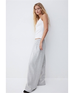 Брюки женские спортивные на резинке, серый H&m