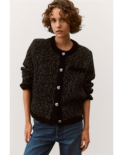Блейзер из структурированной ткани., черный H&m