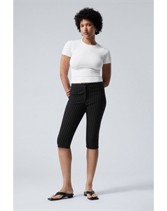 Брюки-Капри узкого кроя, черный Weekday