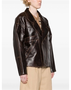 Куртка с заостренными лацканами, коричневый Sandro