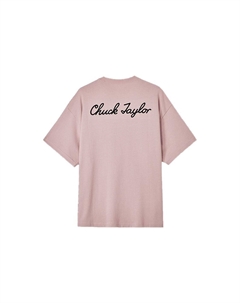 Футболка унисекс розовая, розовый Converse