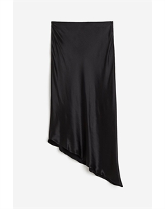 Юбка Asymmetric Satin, черный H&m