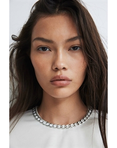 Рубашка с декоративной цепочкой, белый H&m