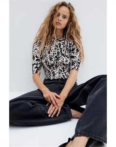 Блузка со сборками, розовый H&m