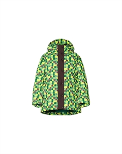 Пуховик унисекс зеленый, зеленый Uniqlo